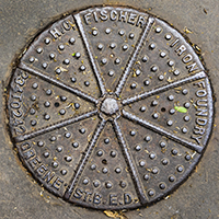 HC FISCHER IRON FOUNDRY<br>234 TO 242 GREENE ST. B. E.D.